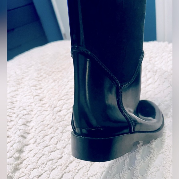 Black monogram Coach wellie rainboots- Size 6 - Picture 4 of 7